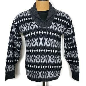 Vintage McGregor Knit Sweater Men's 40 Collared Knutsun Pullover Alaska made USA